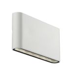 Nordlux Kniver Wandleuchte Aluminium Weiß 8.5W 350lm - 830 Warmweiß