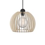 Nordlux Pendelleuchte Chino 30 E27 Braun - Holz | Max. 60W