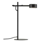 Nordlux Tischlampe LED Clyde Schwarz 5.5W 350lm 120D - 827 Extra Warmweiß | 3-Stufen Dimmbar