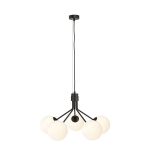 Emibig Pendelleuchte Nova Stahl Schwarz | Geeignet für 5x E14 - Max 10W
