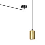 Emibig Pendelleuchte Traker Stahl Schwarz | Geeignet für 1x GU10 - Max 10W