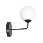 Emibig Wandleuchte Pregos Stahl Schwarz | Geeignet für 1x E14 - Max 10W