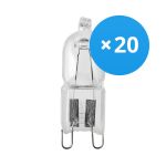 Mehrfachpackung 20x Osram Halogen G9 HaloPin Eco 60W