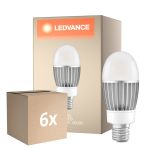 Mehrfachpackung 6x Ledvance LED Glühbirne HQL LED P E40 41W 6000lm - 840 Kaltweiß | Ersatz Für 125W