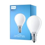 Philips Corepro LED Lustre E14 Kugel Matt 6.5W 806lm - 840 Kaltweiß | Ersatz Für 60W