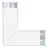 Ledvance Linear IndiviLED Ecke Verbinder Weiß