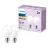 Mehrfachpackung 2x Philips Glühbirne LED E27 Birne Matt 7W 806lm - 827 Extra Warmweiß