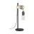 Eglo Tischlampe Townshend Stahl Holz Schwarz Braun | IP20 - Geeignet für 1x E27 