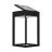 Eglo Wandleuchte Suzzara Solar Schwarz 6W 800lm - 840 Kaltweiß | IP65 - Bewegungssensor