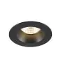 SLV New Tria Universal 68 Spot Aluminium Schwarz Rund 8.6W 410lm 38D - 925-930-940 CCT | Ausschnitt 68mm -  Höchste Farbwiedergabe - Dimmbar 