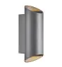 Nordlux Nico Wandleuchte Aluminium Anthrazit Up & Down | IP54 - Geeignet für 2x GU10