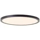 Brilliant Tuco Deckenleuchte Plastik Schwarz Weiß 19W 2700lm - 827 Extra Warmweiß | 294mm - 3-Stufen Dimmbar