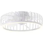 Brilliant Capo Ventilator Metall Plastik Weiß 32W 4200lm - 827-865 CCT | 480mm - Fernsteuerung Dimmbar