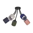 Ledvance Decor Felt Weaving Cans Decke Mehrfarbig | Geeignet für 5X E14