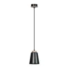 Emibig Pendelleuchte Bolero Stahl Schwarz | Geeignet für 1x E27 - Max 15W
