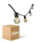 D'Lite LED Lichterketten Sparkl 25m 4W 250lm - 827 Extra Warmweiß | IP44 - 5x Verbindbar