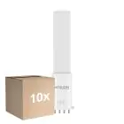 Mehrfachpackung 10x Noxion Lucent PL-S LED  4.3W - 827 Extra Warmweiß | 4-Pins - Ersatz Für 9W