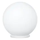 Eglo Tischlampe Rondo Plastik Weiß | Geeignet für 1x E27