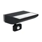 Eglo Wandleuchte Sorronaro Aluminium Schwarz 10W 1000lm - 830 Warmweiß | IP65 - Bewegungssensor