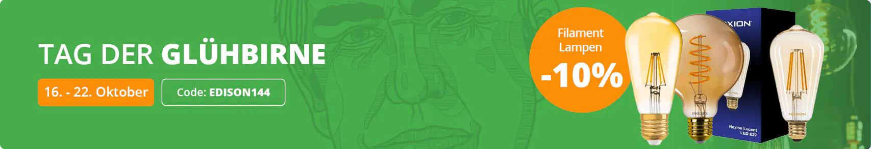 Banner Tag der Gl&uuml;hbirne