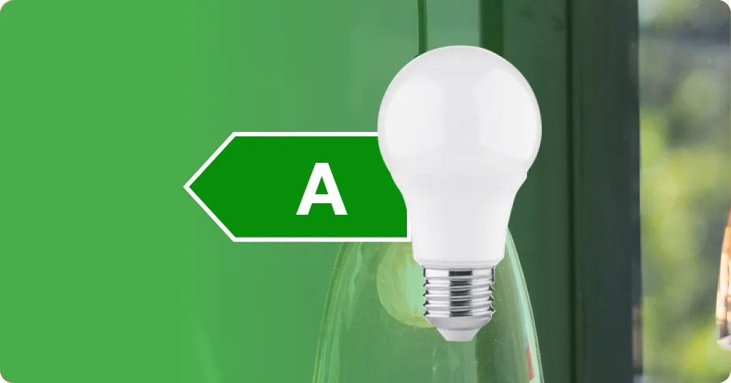 Banner Energieeffizienzklasse A Beleuchtung